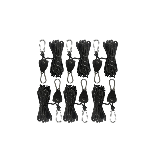 6-Piece Camping Rope (Metal Pulley)