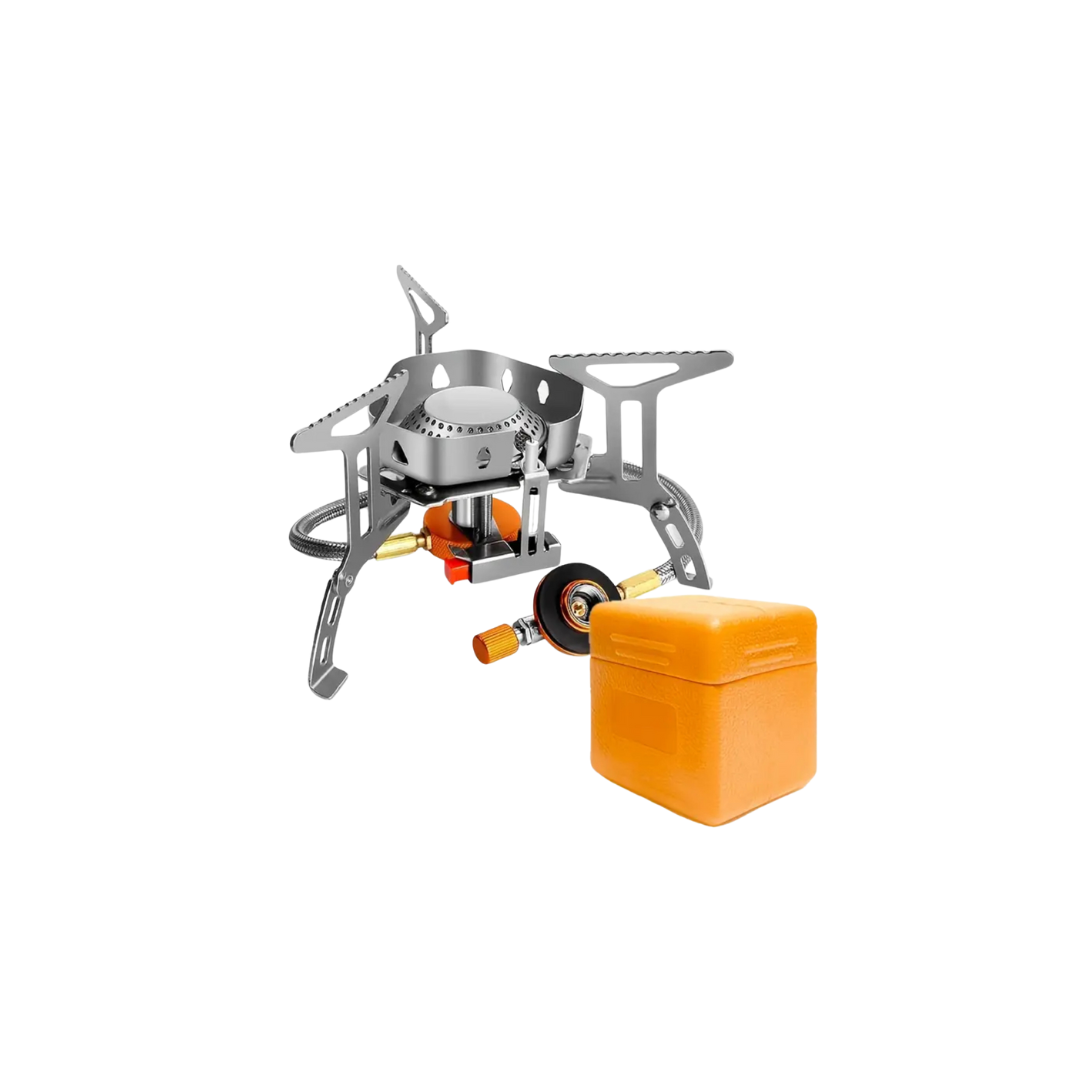 Compact Stainless Steel Camping Stove