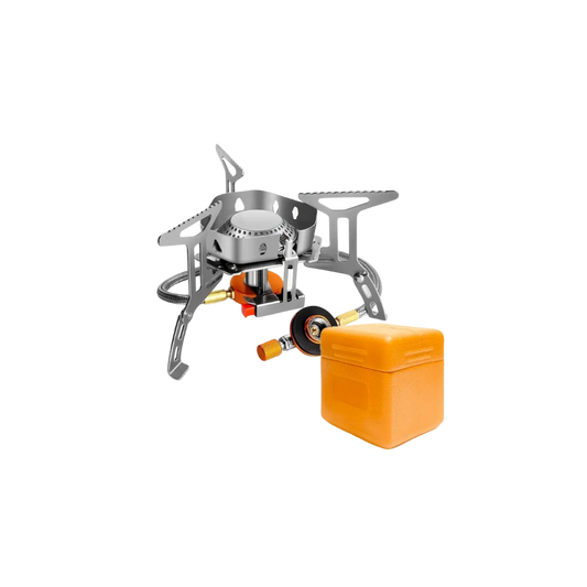 Compact Stainless Steel Camping Stove