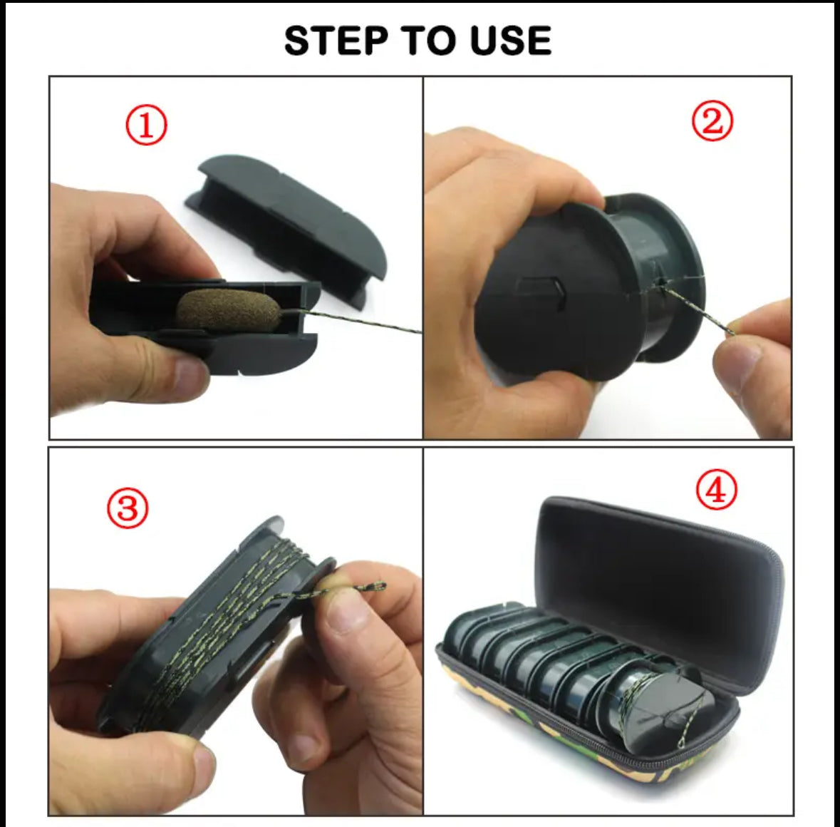 Camo Leadcore Pouch (8 Piece)