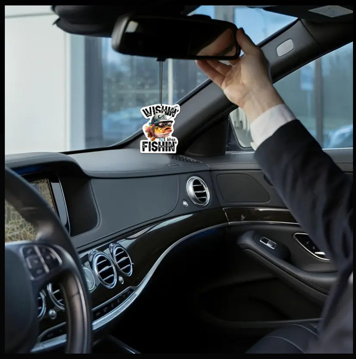 Wishin I Was Fishin Car Freshner