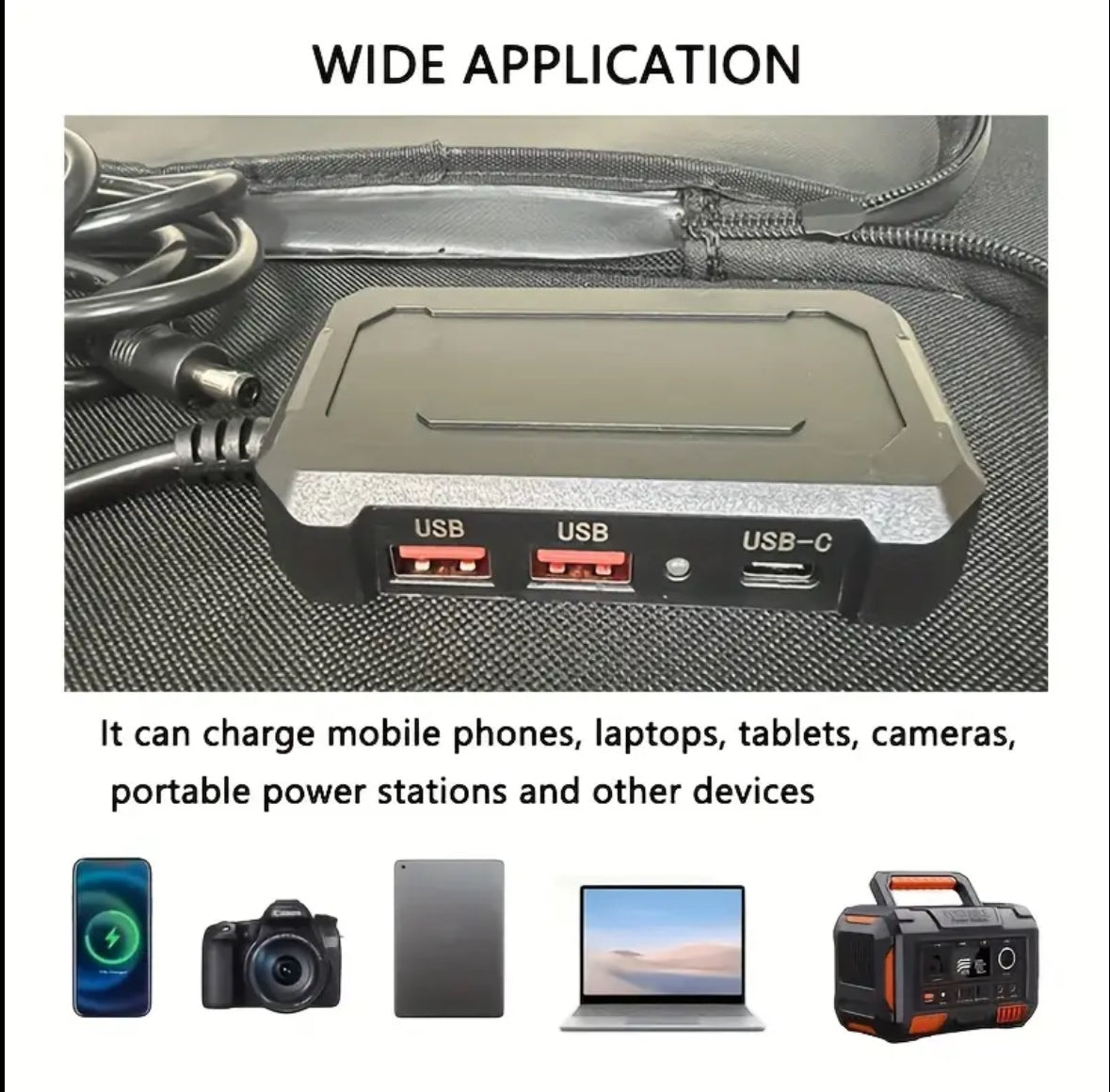 200W Foldable Solar Panel - High Efficiency