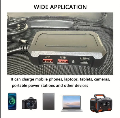 200W Foldable Solar Panel - High Efficiency