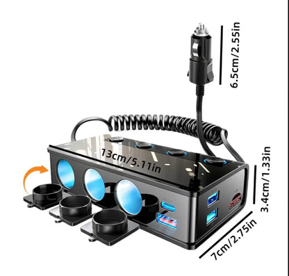 7-in-1 Car Charger Adapter