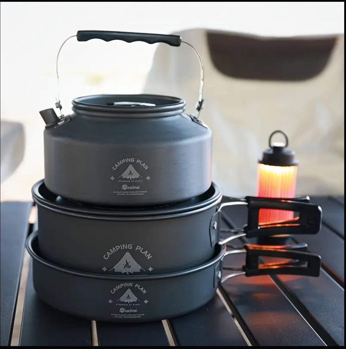3 Piece Camping Cookware