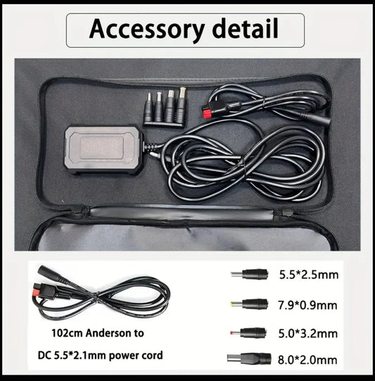 200W Foldable Solar Panel - High Efficiency