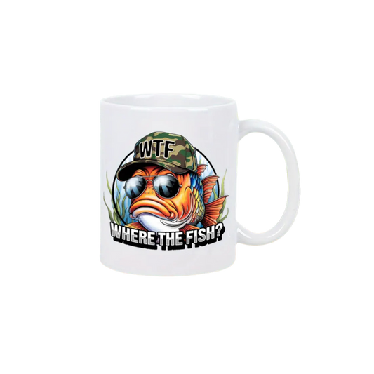 WTF Where’s the Fish - Coffee Mug