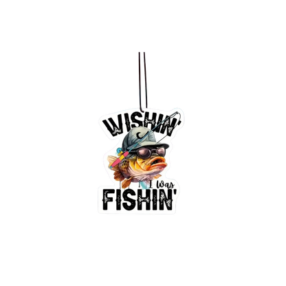 Wishin I Was Fishin Car Freshner